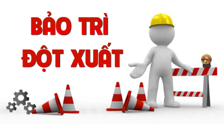 THA thông báo bảo trì đột xuất