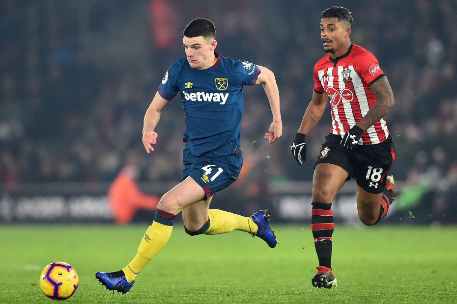 Declan Rice phong độ sa sút