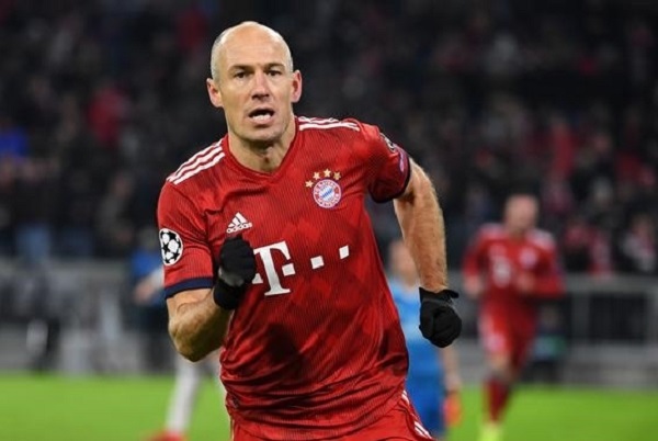 Robben khi thi đấu cho Bayer Munich